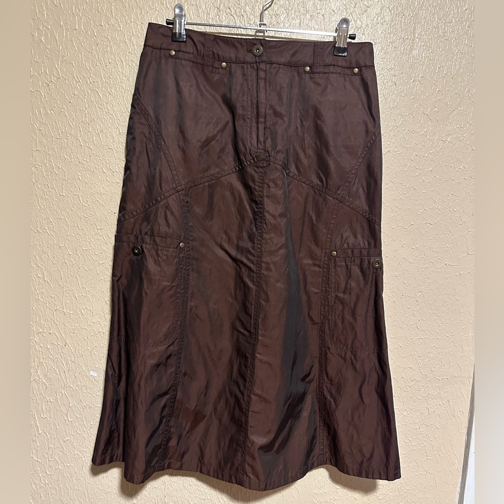 Spanner Skirt Metallic Size 6 Cargo Style